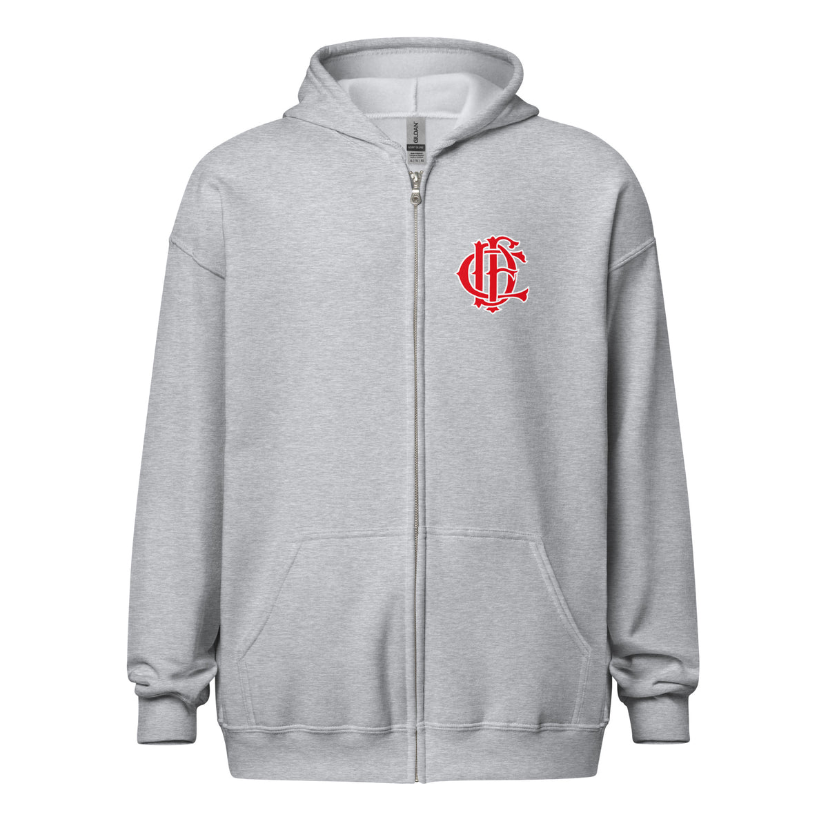 Chicago Fire Dept. - Sweatjacke mit Kapuze in grau