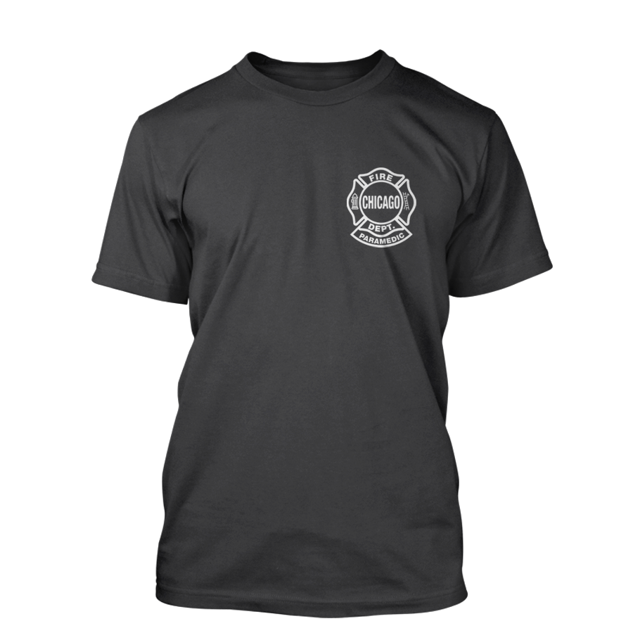 Chicago Fire Dept. Paramedic - T-Shirt in dunkelgrau