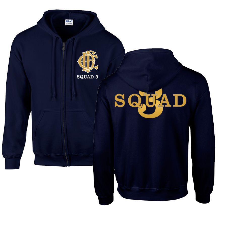 Chicago Fire Dept. - Squad 3 Sweatjacke (Gold Edition)