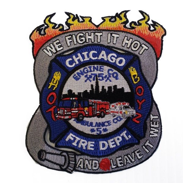 Chicago Fire Dept. - Engine 75 Patch / Aufnäher