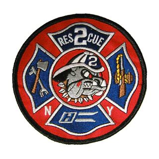 New York Fire Dept. - Rescue 2 - Patch/Aufnäher