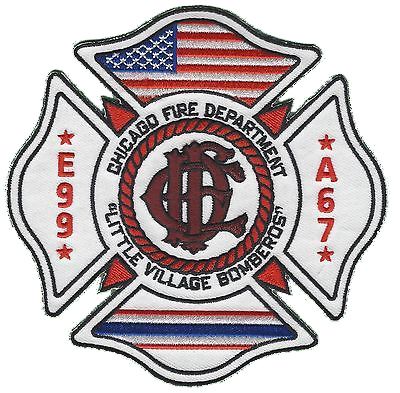 Chicago Fire Dept. - Engine 99, Ambulance 67 - Patch / Aufnäher