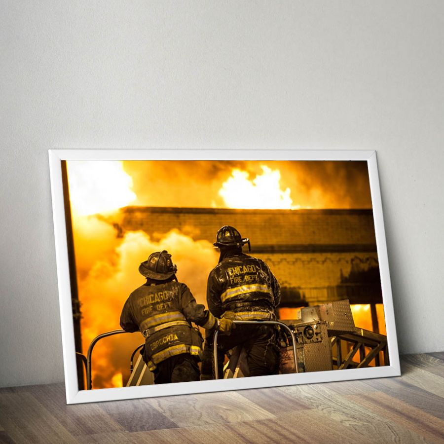 Chicago Fire Dept. - Firefighter Poster (A1 - 59,4 cm x 84,1 cm)