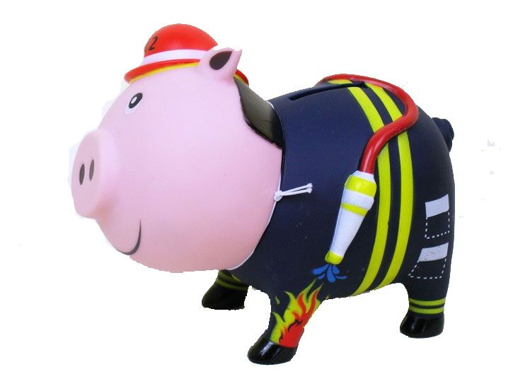 Feuerwehr Sparschwein