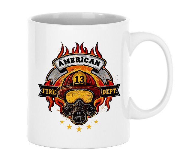 American Firefighter - Tasse aus Keramik
