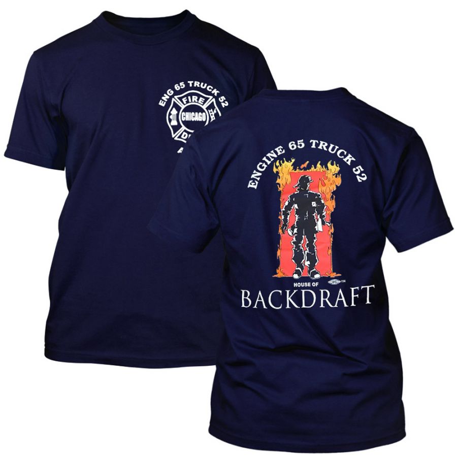 Chicago Fire Dept. - Engine 65 &amp;quot;Backdraft&amp;quot; T-Shirt