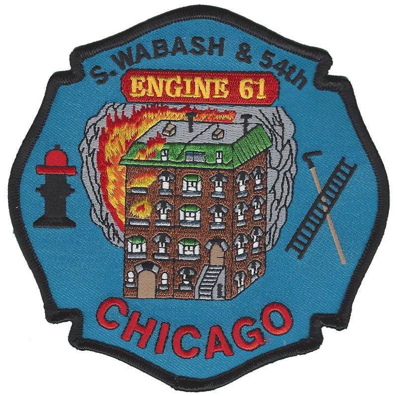 Chicago Fire Dept. - Engine 61 - Patch/Aufnäher