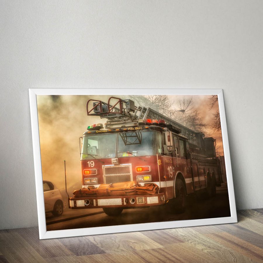 Chicago Fire Dept. - Truck 19 Poster (A1 - 59,4 cm x 84,1 cm)
