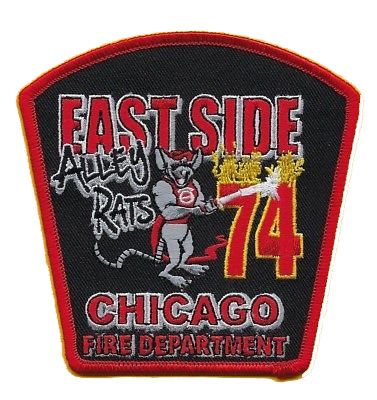 Chicago Fire Dept. - East Side Engine 74 - Patch / Aufnäher