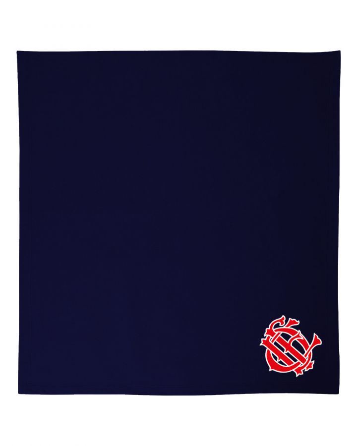 Chicago Fire Dept. - Kuscheldecke in navy (CFD Logo)