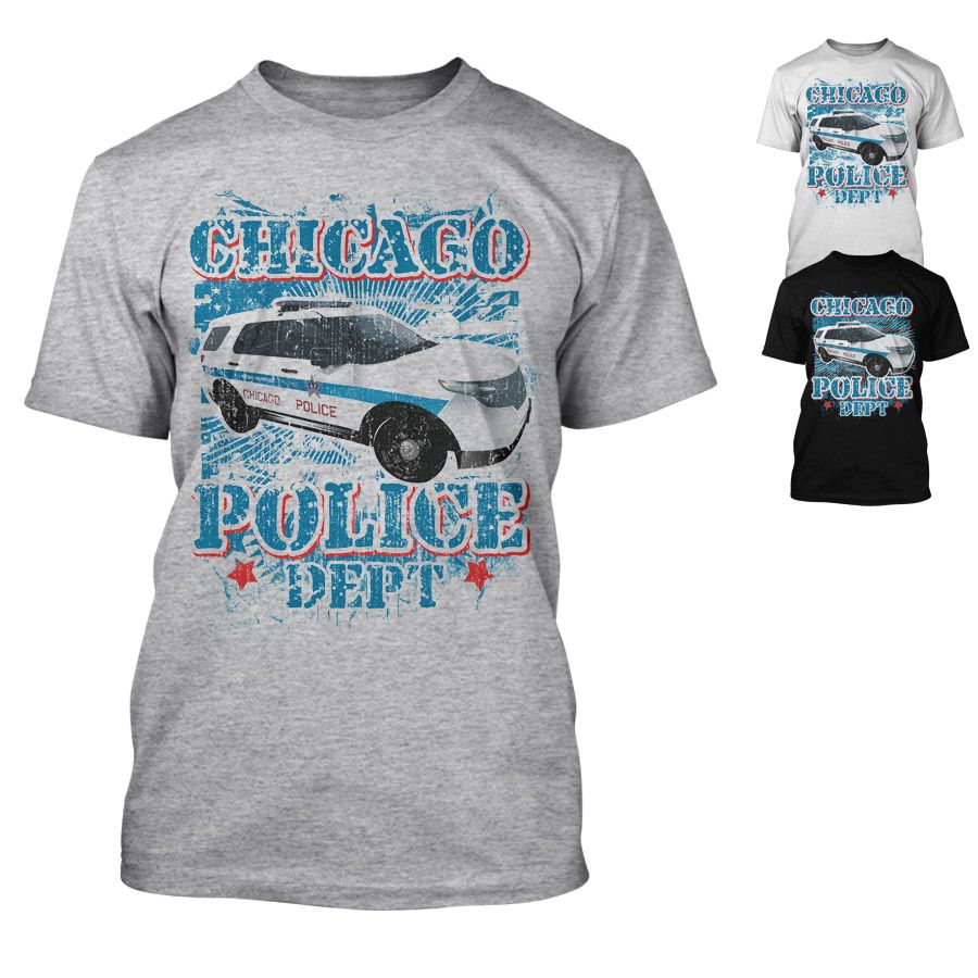 Chicago Police Dept. - Police Car - T-Shirt