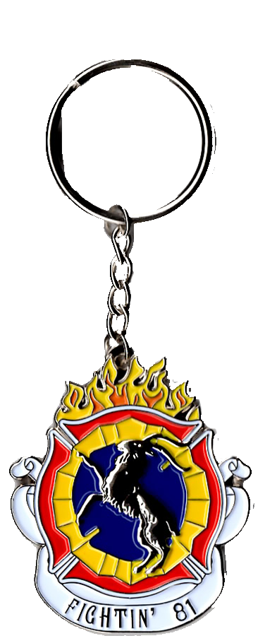 Chicago Fire Dept. - Fighting 81 key fob