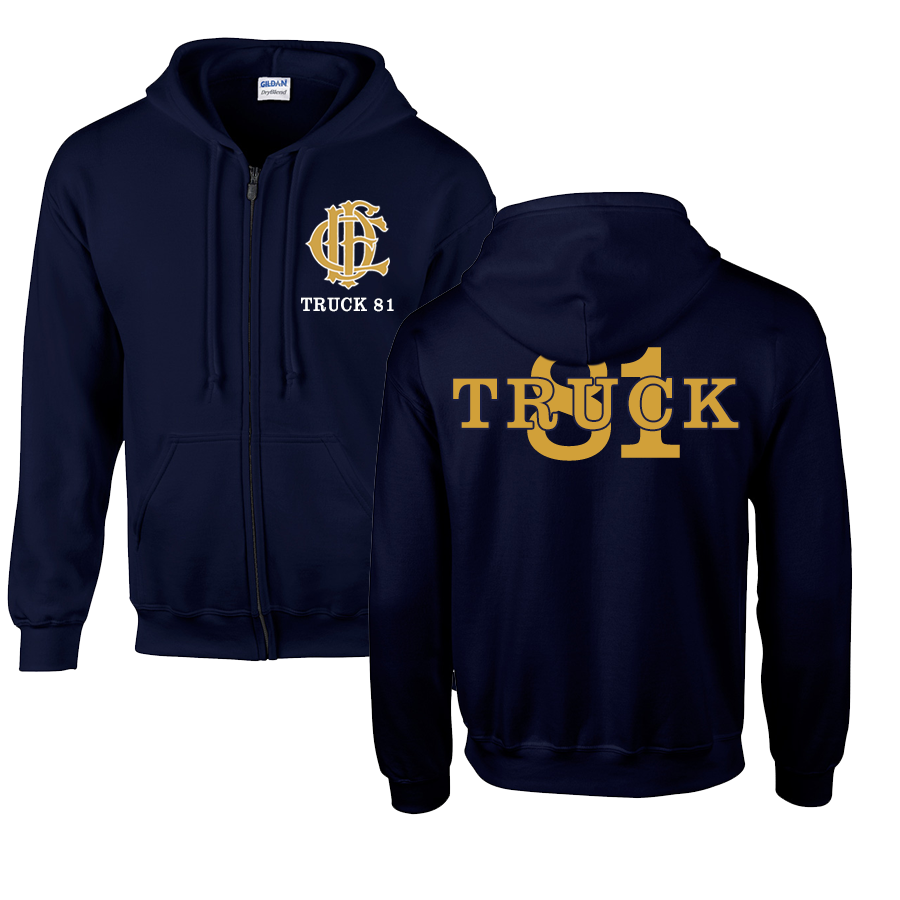 Chicago Fire Dept. - Truck 81 Sweatjacke (Gold Edition)