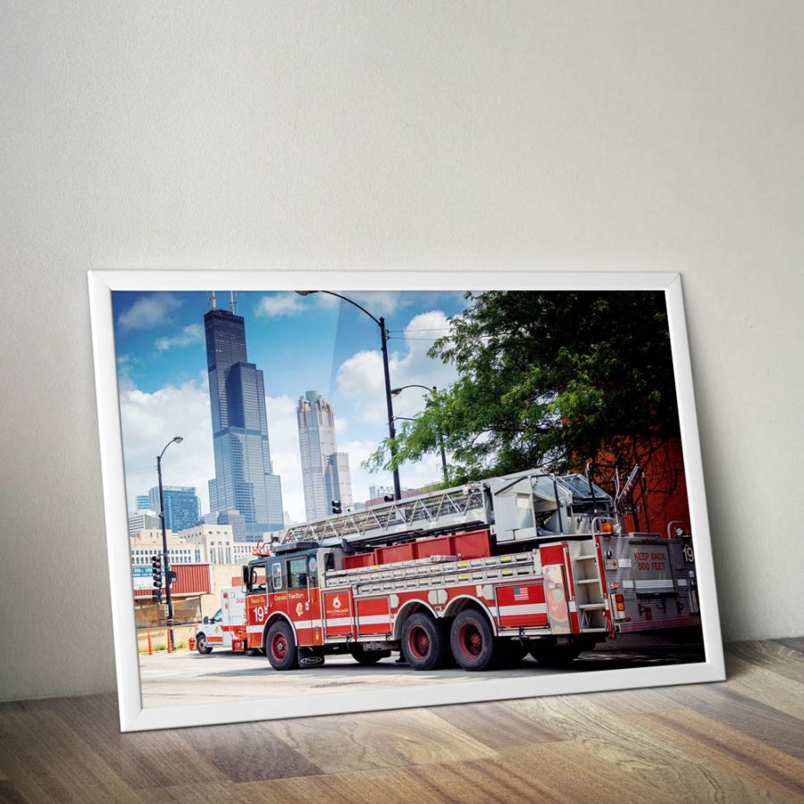 Chicago Fire Dept. poster (A1 - 59.4 cm x 84.1 cm)