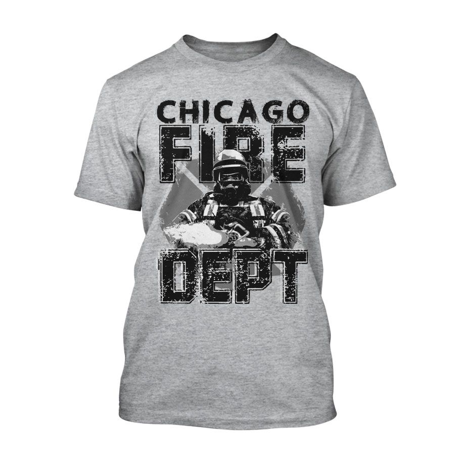 Chicago Fire Department - T-Shirt in grau