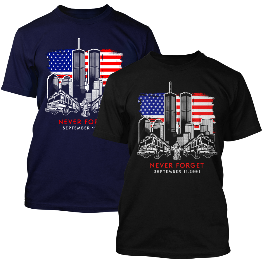 9/11 - Never forget - T-Shirt