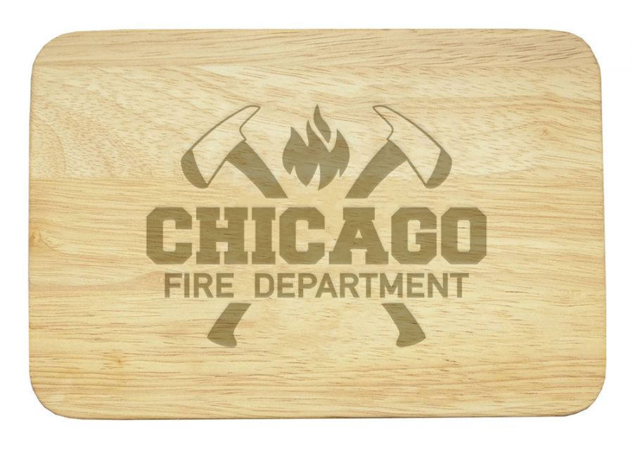 Chicago Fire Dept. - Frühstücksbrettchen aus Holz