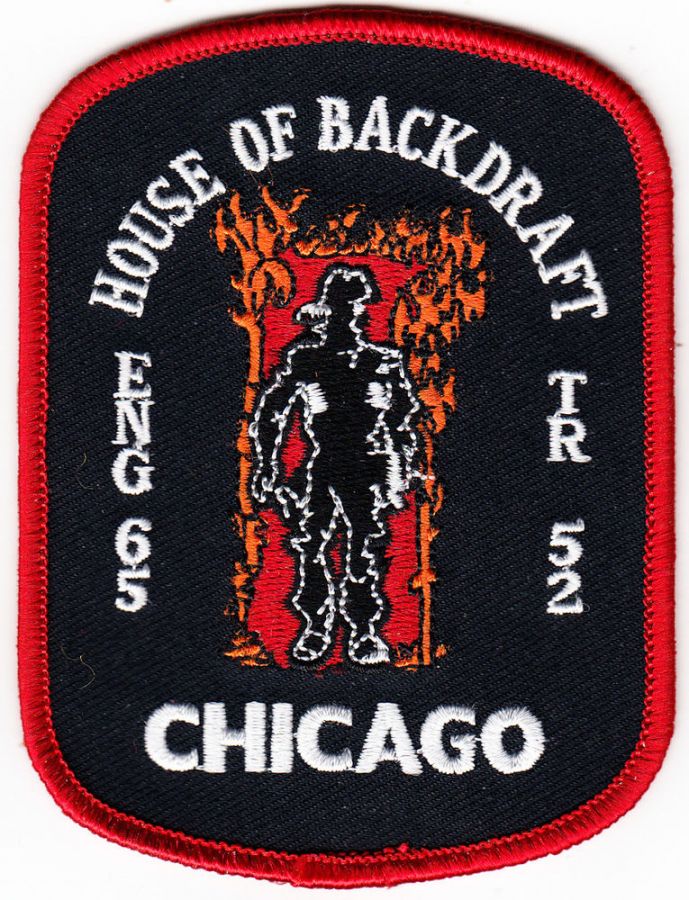 Chicago Engine 65, Truck 52 - House of Backdraft - Patch / Aufnäher