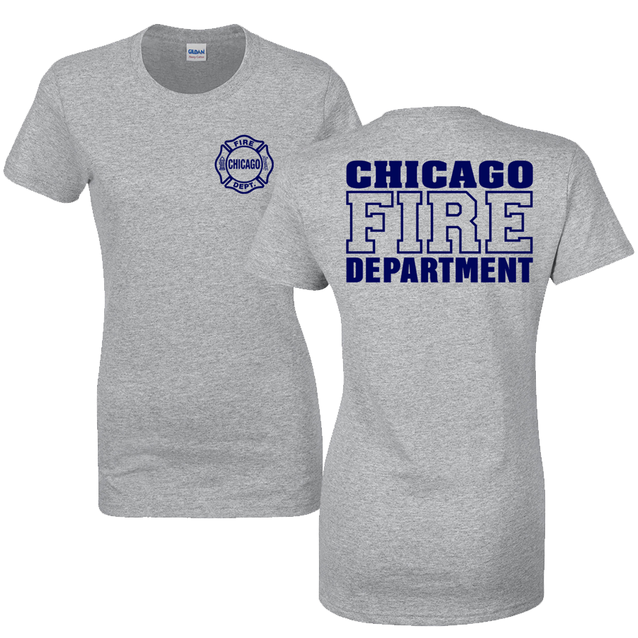 Chicago Fire Dept. - T-Shirt für Frauen in grau