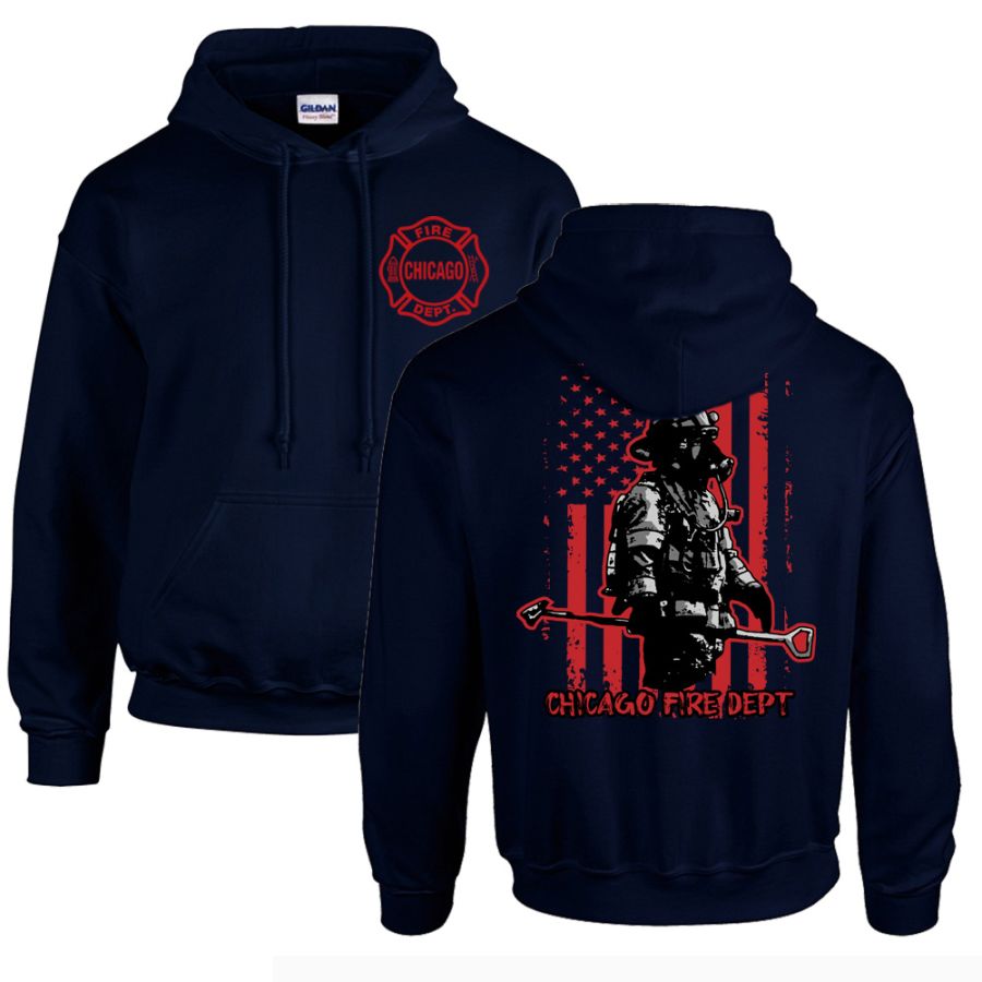 Chicago Fire Department - Pullover mit Kapuze