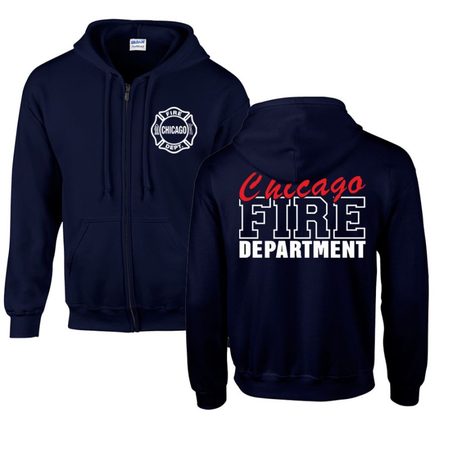 Chicago Fire Dept. - Sweatjacke mit Kapuze (Special Edition)