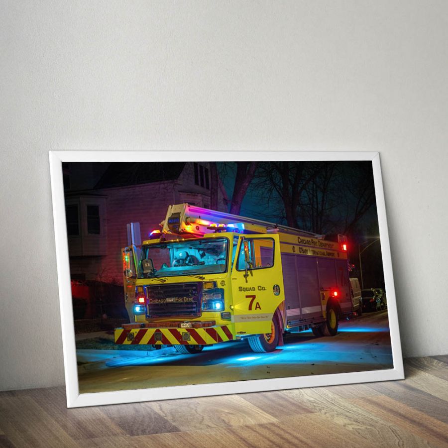 Chicago Fire Dept. - Squad 7A Poster (A1 - 59,4 cm x 84,1 cm)