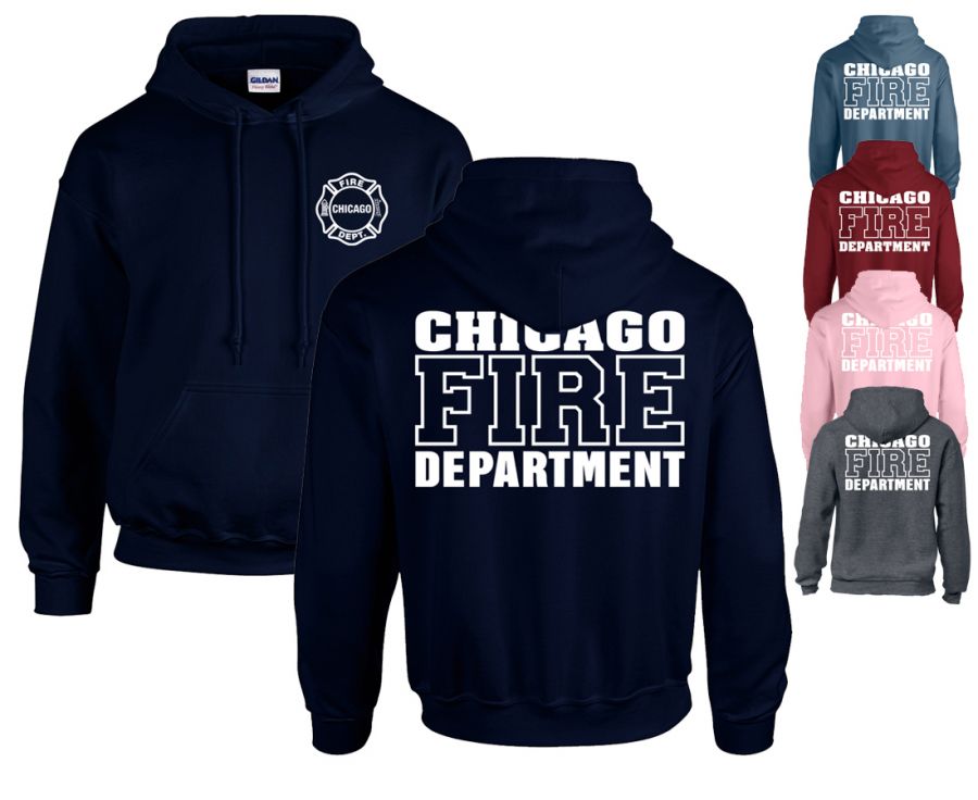 Chicago Fire Dept. - Pullover mit Kapuze (Version 2)