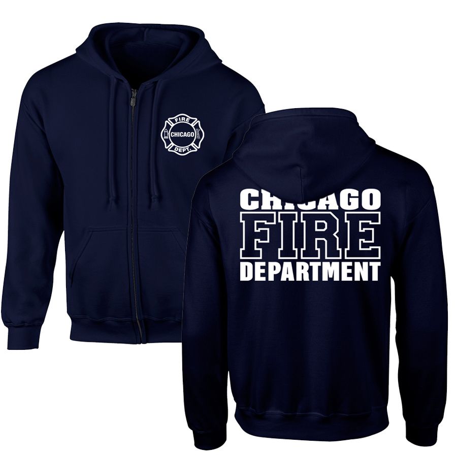 Chicago Fire Dept. - Sweatjacke mit Kapuze