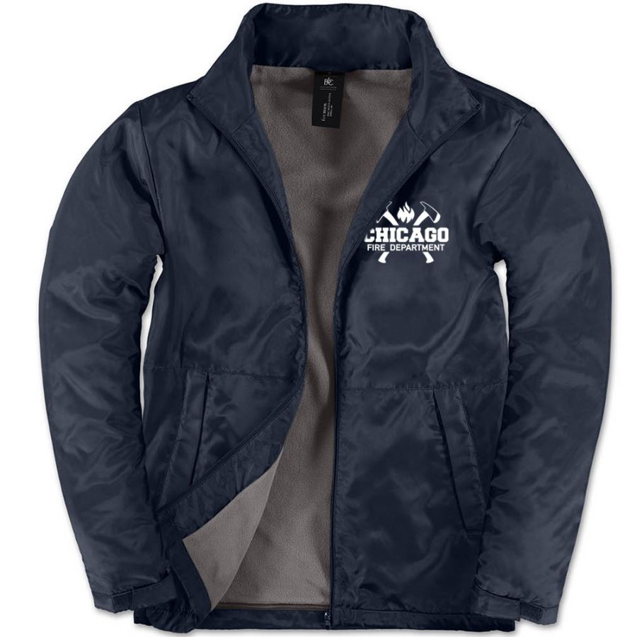 Chicago Fire Dept. - Multifunktionsjacke in navy (Axt Logo)