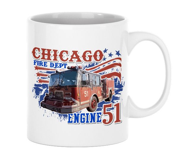 Chicago Fire Dept. - Engine 51 - Ceramic mug