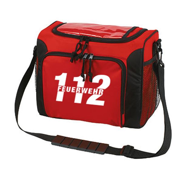 Feuerwehr 112 Kühltasche in rot