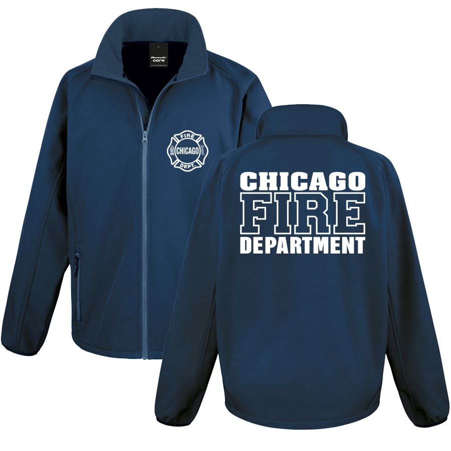 Chicago Fire Dept. - Softshell-Jacke