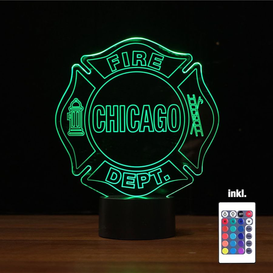 Chicago Fire Dept. - LED Design Leuchte