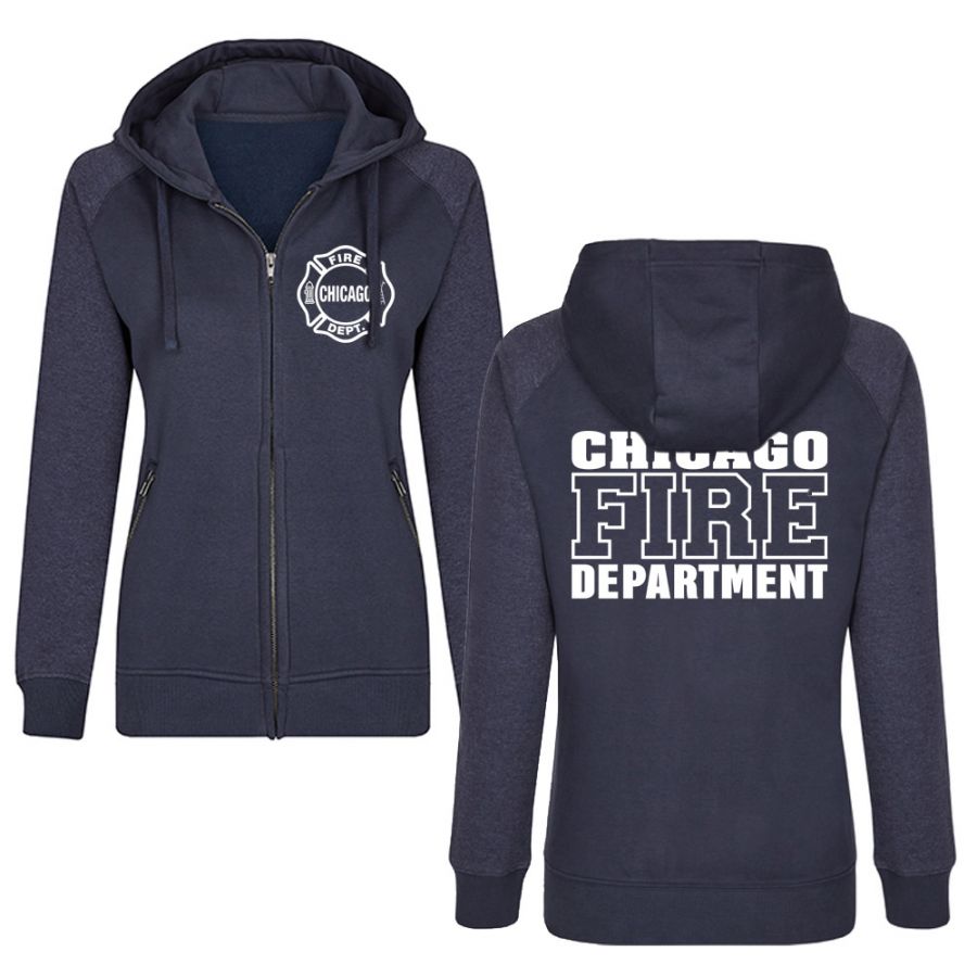 Chicago Fire Department - Damen Sweatjacke