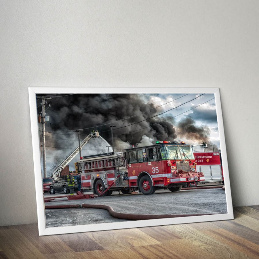 Chicago Fire Dept. - Engine 35 Poster (A1 - 59,4 cm x 84,1 cm)