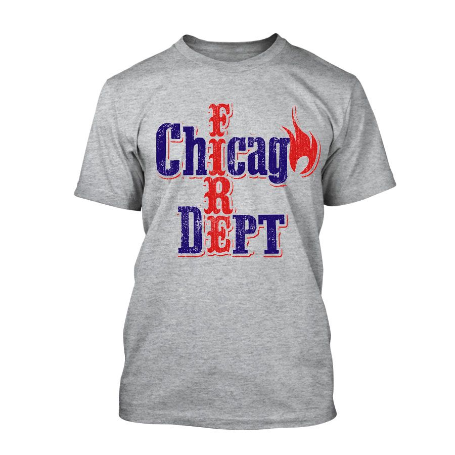 Chicago Fire Department - T-Shirt in grau