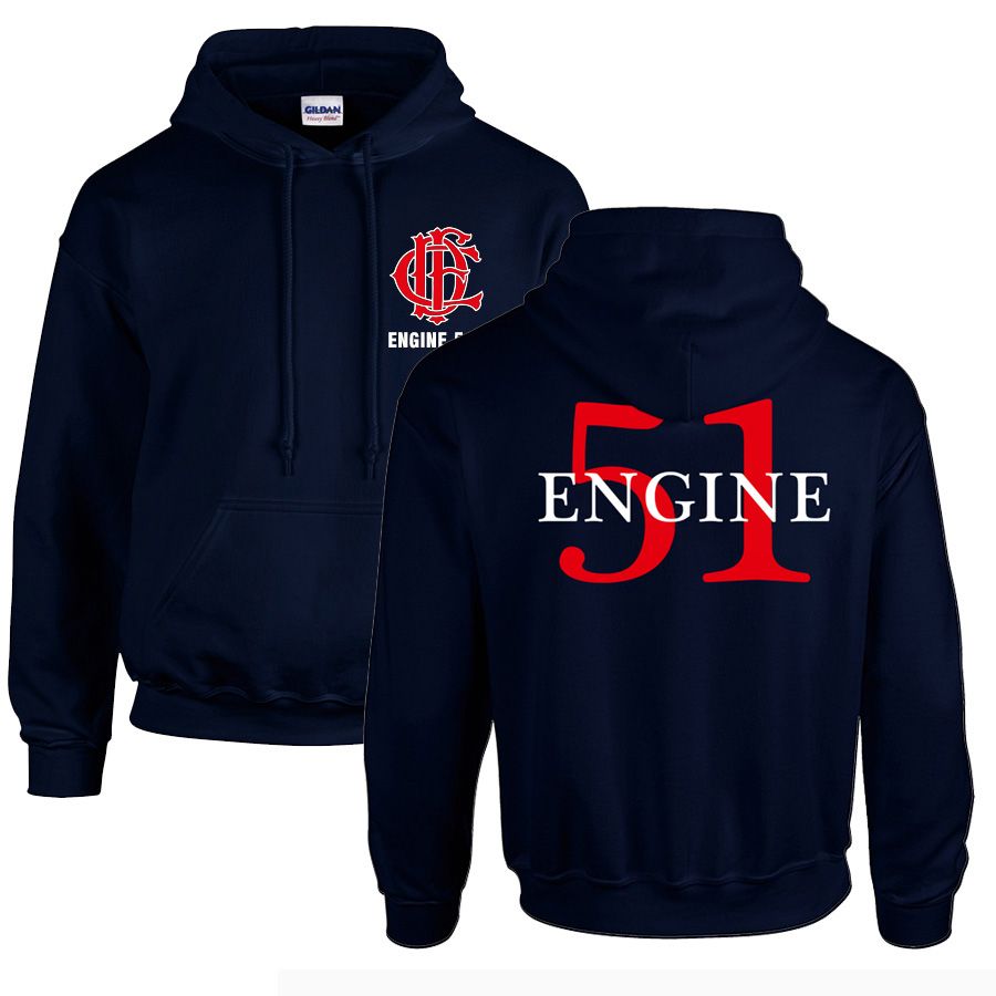 Chicago Fire Dept. - Engine 51 Hooded Sweater