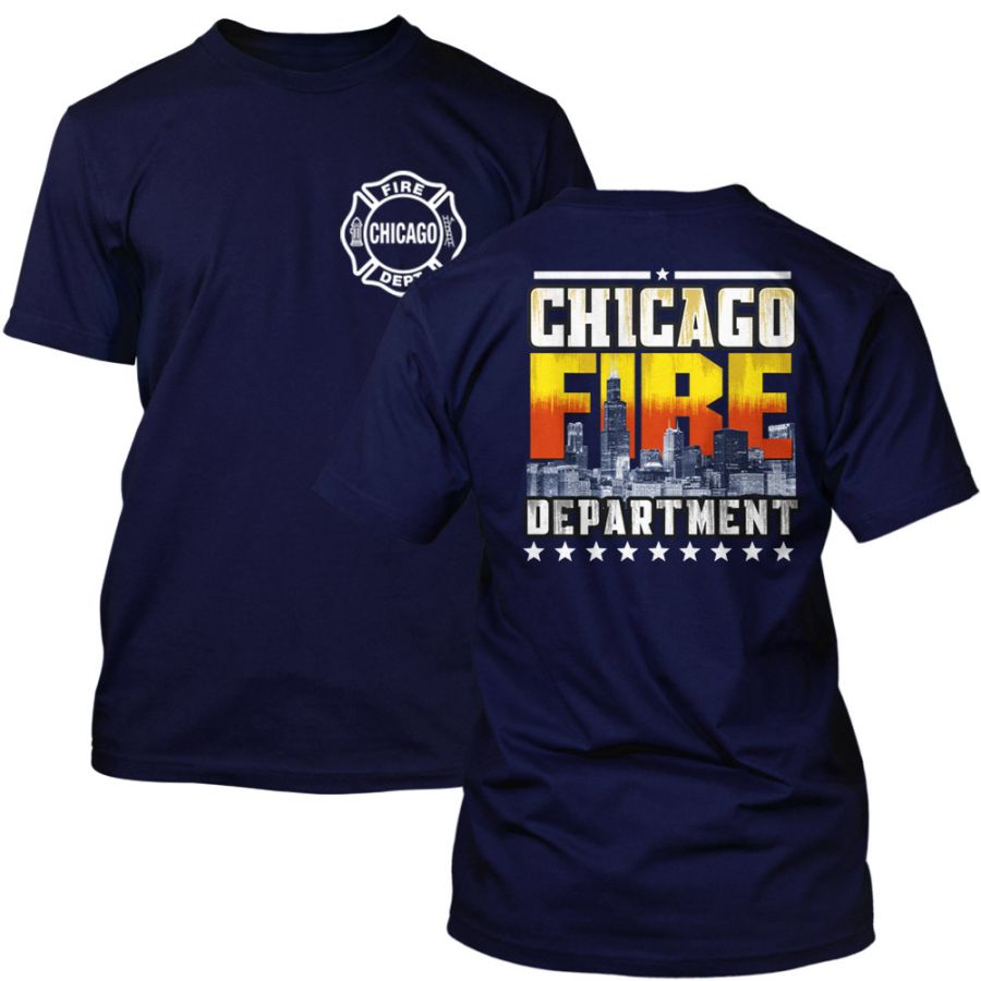 Chicago Fire Dept. - T-Shirt (Skyline Edition)