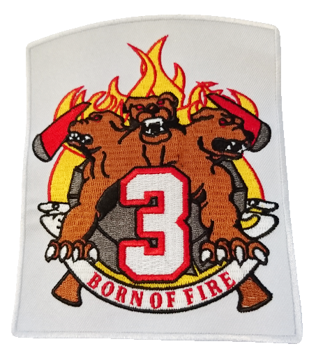 Chicago Fire Dept. - Squad 3 Aufnäher/Patch