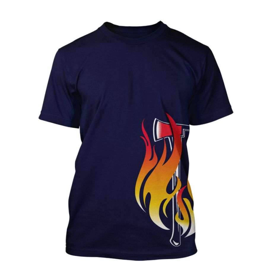 Feuerwehr T-Shirt - Axt Design