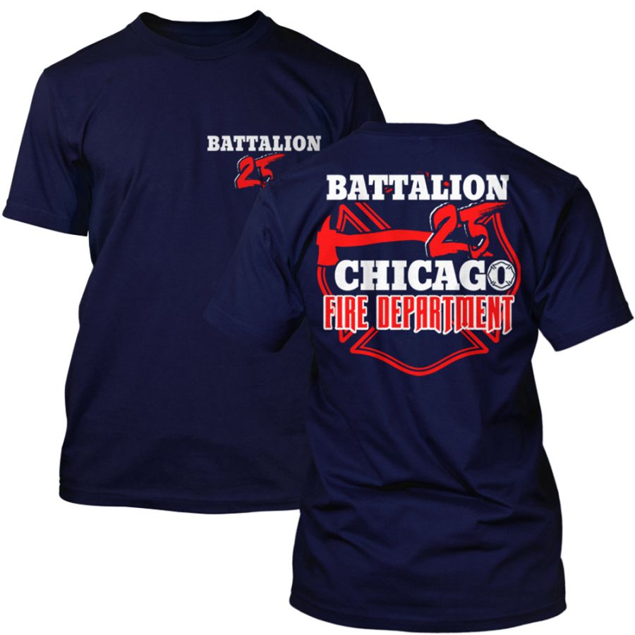 Chicago Fire Dept. - Battalion 25 - T-Shirt (Version 2)