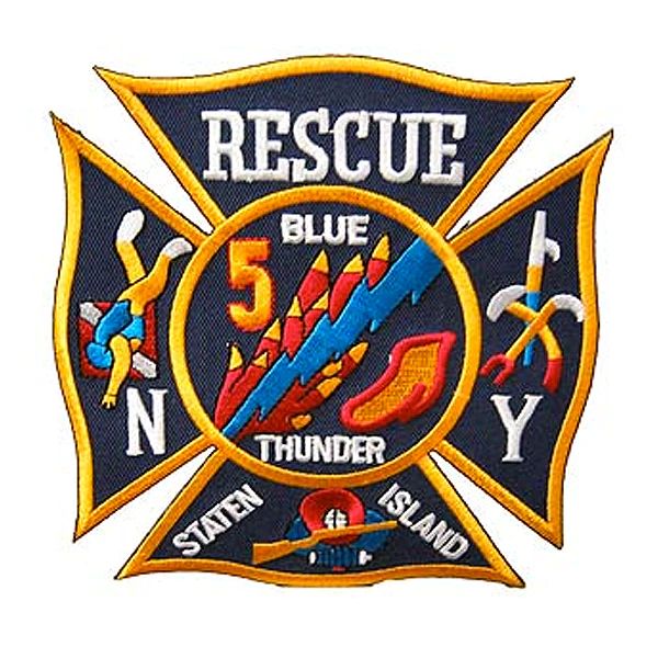 New York Fire Dept. - Rescue 5 - Patch/Aufnäher