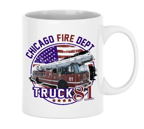 Chicago Fire Dept. - Truck 81 - Tasse aus Keramik