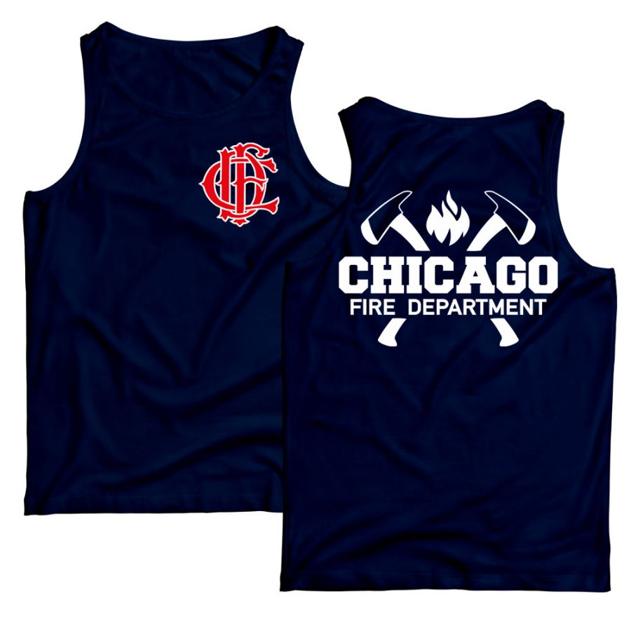 Chicago Fire Dept. - Tanktop mit Axt-Motiv