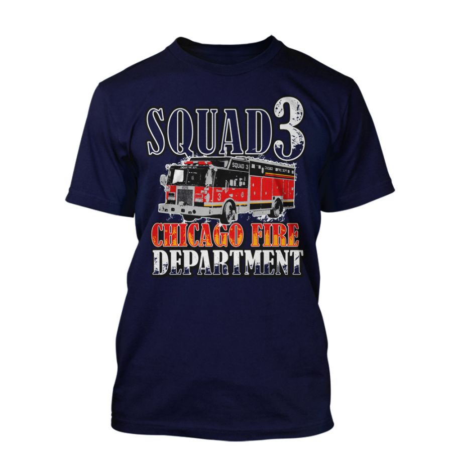 Chicago Fire Dept. - Squad 3 T-Shirt (New Version)