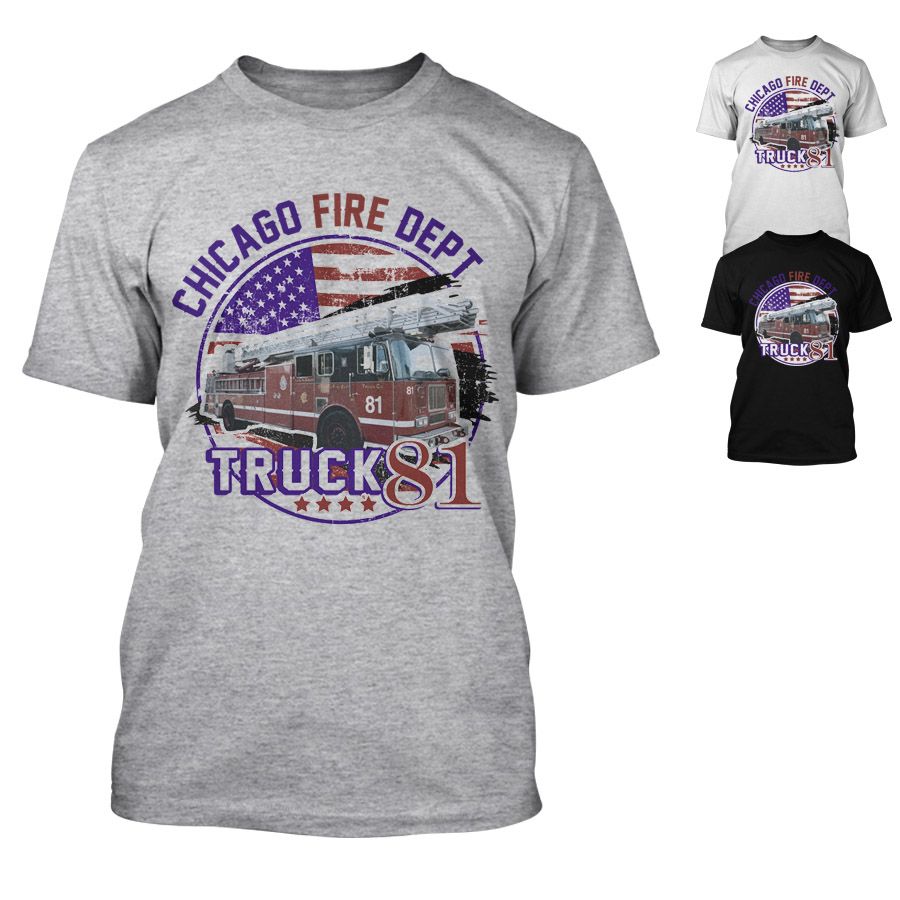 Chicago Fire Dept. - Truck 81 - T-Shirt