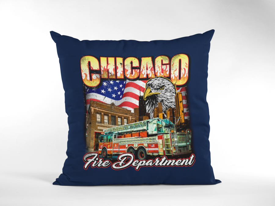 Chicago Fire Dept. - Kissenbezug (40x40 cm)