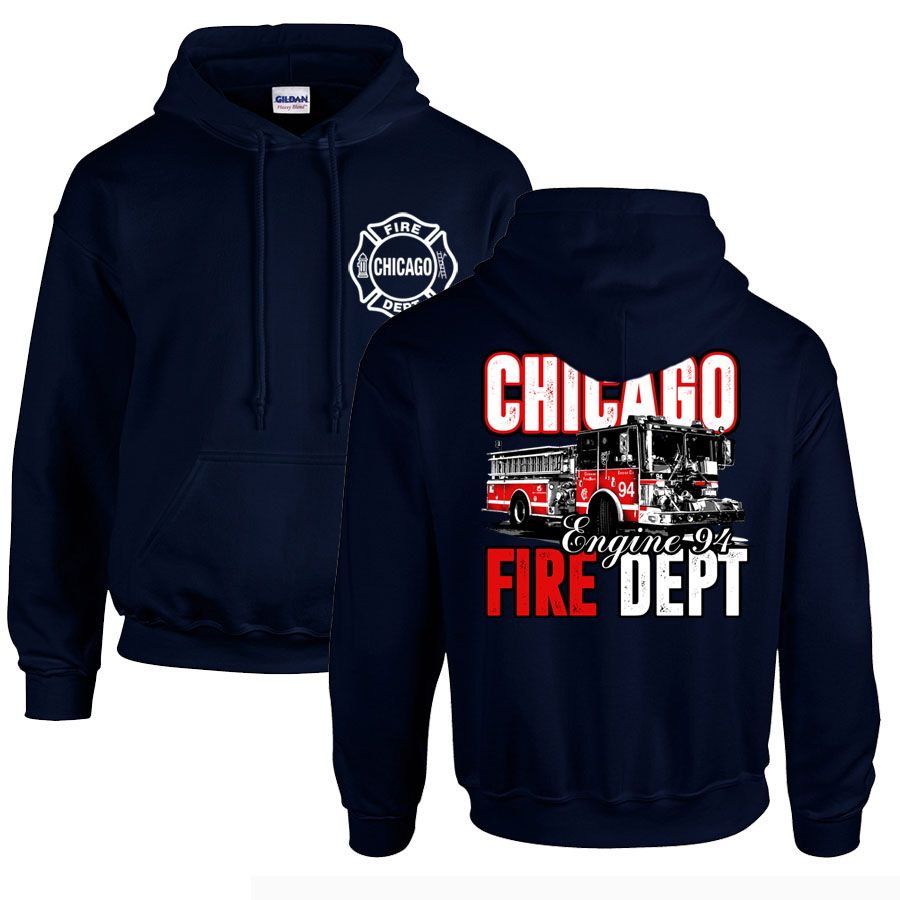 Chicago Fire Dept. - Engine 94 Pullover mit Kapuze