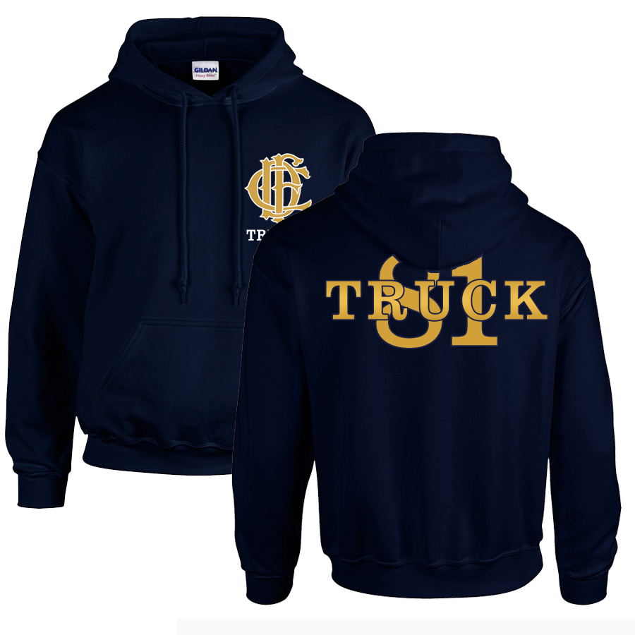 Chicago Fire Dept. - Truck 81 Pullover mit Kapuze (Gold Edition)