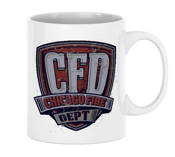 Chicago Fire Dept. - Tasse aus Keramik (Vintage Motiv)